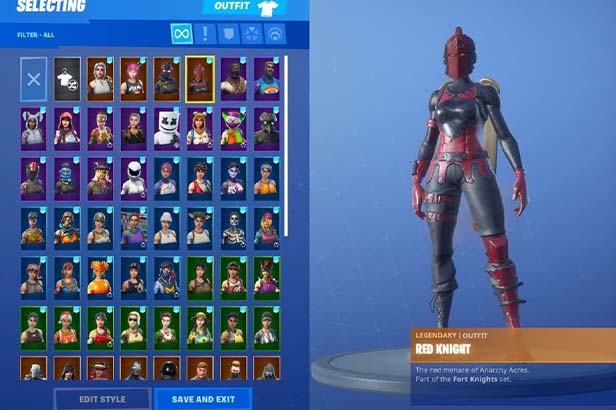 SKINS FORTNINTE