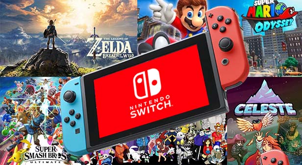 Os 5 melhores jogos para Nintendo Switch