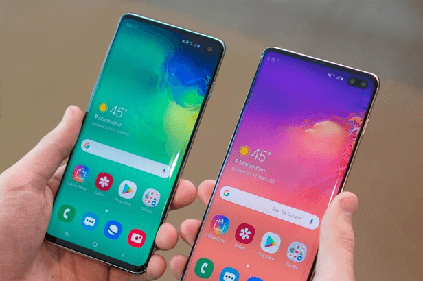 Galaxy s10 texto