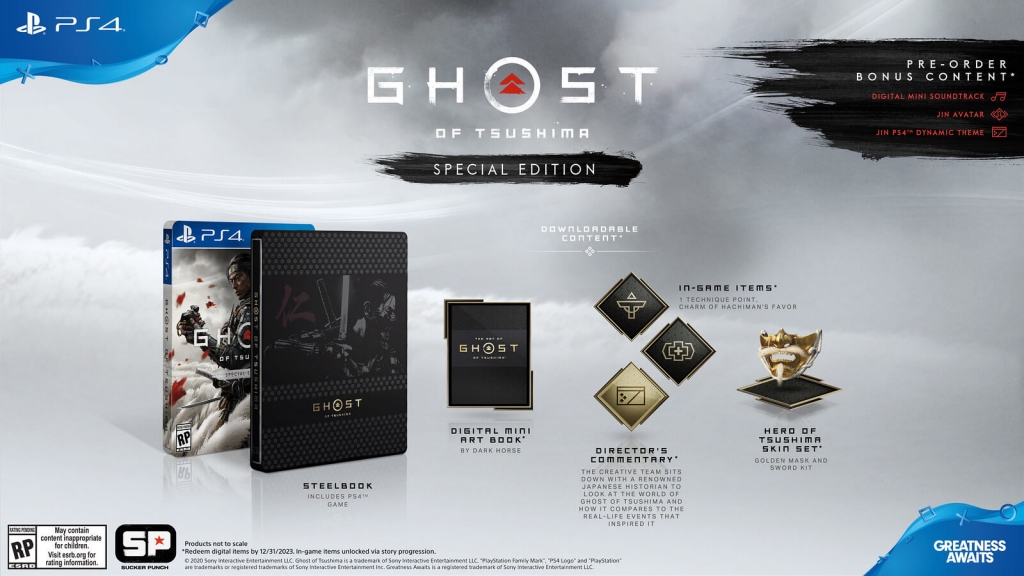 ghost of tsushima - special edition
