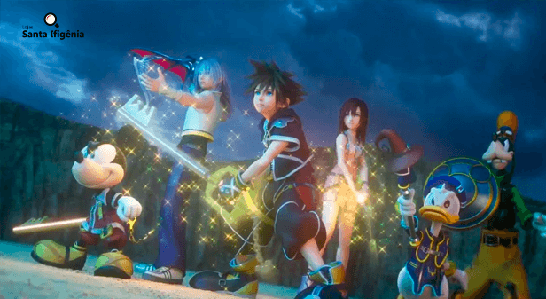Personagens principais da franquia Kingdom Hearts