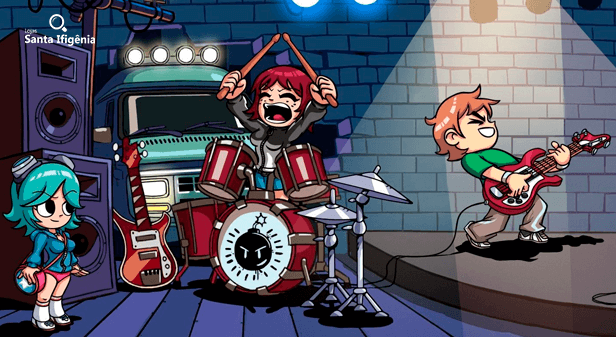 Cena de Scott Pilgrim Vs. the World: The Game