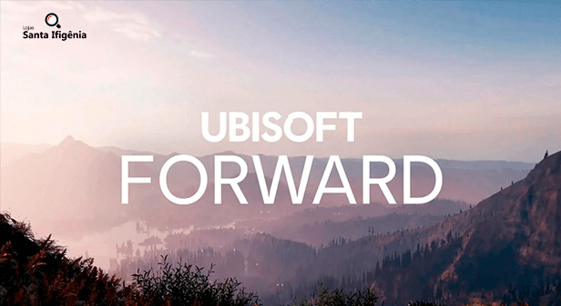 Arte com logo do evento Ubisoft Forward