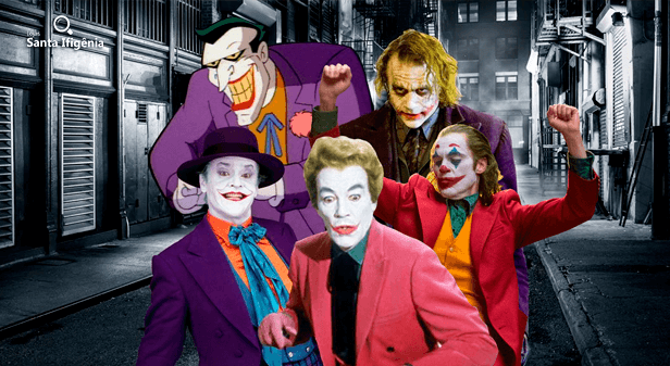 diversas versões do Coringa - The Batman