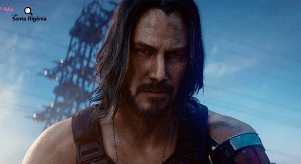 Keanu Reeves em Cyberpunk 2077