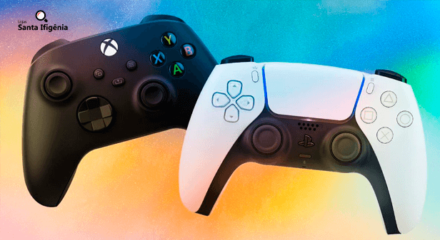 Controles do PS5 e do Xbox Series X