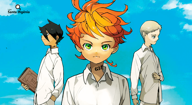 protagonistas do anime the promised neverland
