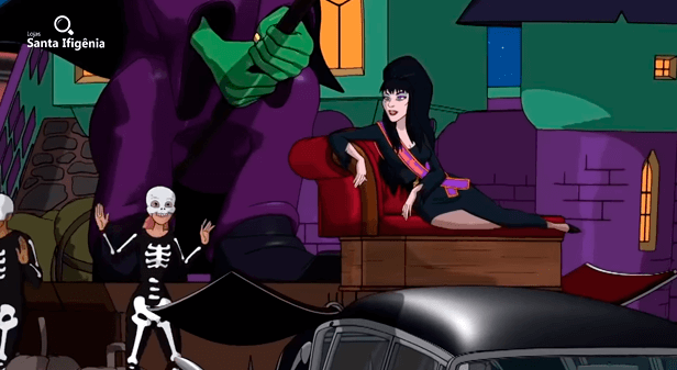 Elvira no novo filme animado do Scooby-Doo