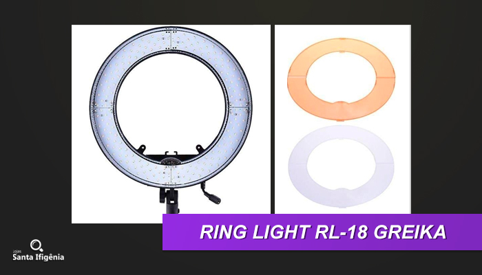 Iluminador Ring Light RL-18 Greika